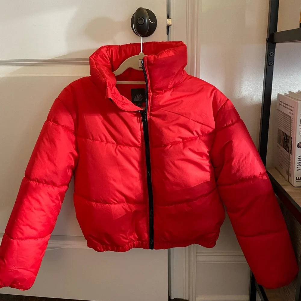 Wild Fable "Company Red" Puff Jacket, size XS - Picture 3 of 4